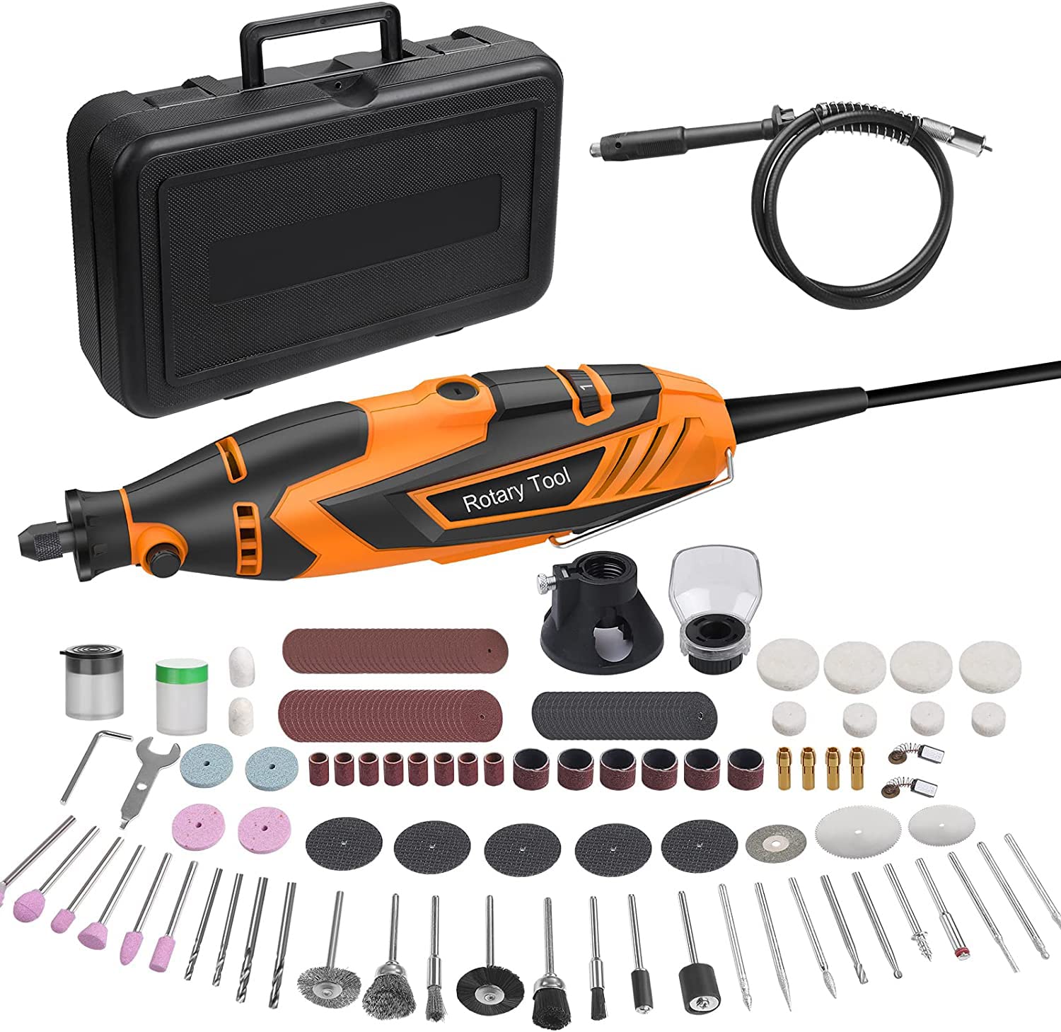 Vastar Power Rotary Tool Kit, Mini Rechargeable with 211 Accessories, 3 Attachments, 6 Levels Adjustable and Carrying Case for Crafting, Cutting, Engraving $38.99 - $19.38