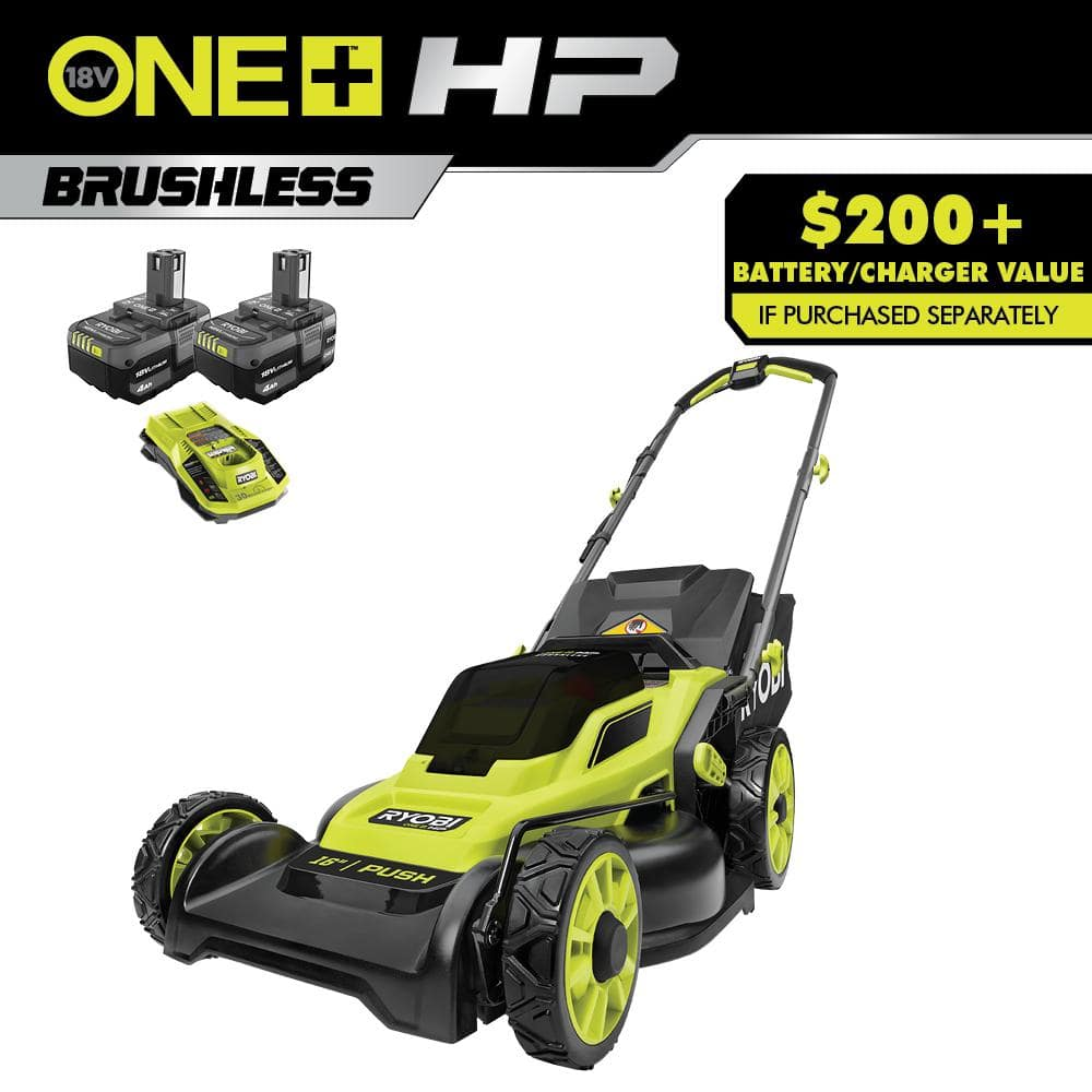 Ryobi One Brushless 16 Push Lawn Mower 299