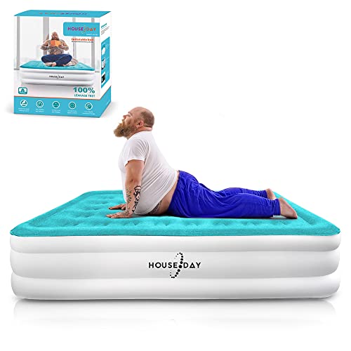 Double-High Inflatable Mattress with Flocked $57.49
