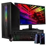 Refurbished HP RGB Computer ~ Intel i5 16GB RAM 1TB HDD 22&quot; LCD Windows 10 Pro PC Speakers $249.99