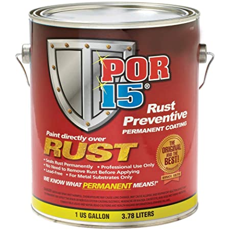 1 Gal POR-15 Rust Preventive Coating (Semi-Gloss Black) - $113 Free Prime Shipping
