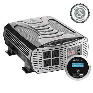 (Refurbished) 3000W Cobra PRO Power Inverter w/ 6000W Peak & Modified Sine Wave $124.99 + Free Shipping