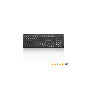 Lenovo 300 Wireless Keyboard, Black - $17