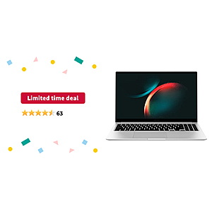 Limited-time deal: SAMSUNG 15.6" Galaxy Book3 Business Laptop Computer/Windows 11 PRO/16GB - 512GB/ 13th Gen Intel&reg; Core&trade; i7 processor, 2023 Model, NP754XFG-KB1US, Silver - $750