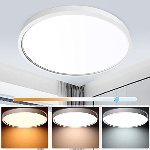 12 Inch Surface Mount Round Flat Lighting Fixture for $18 with code @Amazon