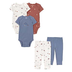 5-Pc Carter's Child of Mine Baby Outfit Set (Various) alt=