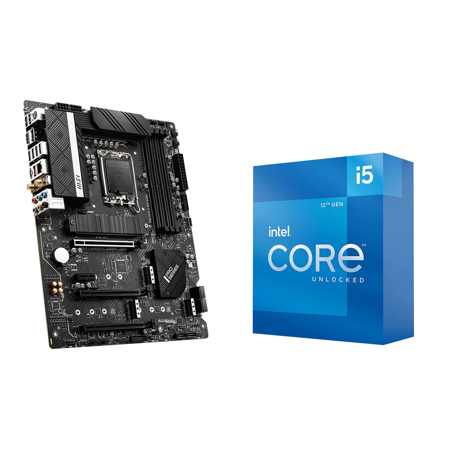 <CPU Motherboard Combo> Intel i5-12600K and MSI PRO Z690-A WiFi DDR4 $334.99