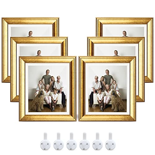 11x14 Gold Picture Frames Set of 6,for Wall Gallery, Home Decor $20.99