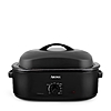 Aroma&reg; 18Qt. Electric Roaster Oven with High Dome Lid, 8X Bonded Granite Enamel, New-Black (ART-718BH) - $19.97