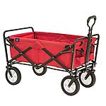 Mac Sports Collapsible Folding Outdoor Utility Wagon (Red Only) $59.98