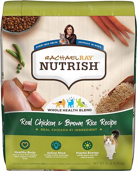 Rachel Ray Dry Cat Food $18.54 for 14 lb. -  40% off  at checkout with S&S $25.16