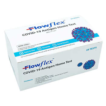 Costco Members : Flowflex at Home Covid Test Kit, 25 Test Pack - $199.99
