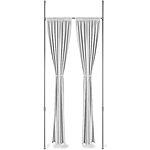 Umbra Anywhere Expandable Room Divider Tension Curtain Rod (36" to 66" Width) $13.90