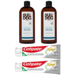 2-Ct 16.9-Oz Bulldog Men's Body Wash + 2-Ct Colgate Toothpaste + $4 W Cash $6 &amp; More + Free Store Pickup