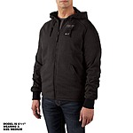 Milwaukee Men's M12 12V Black Heated Jacket Hoodie Kit w/ 2 Ah Battery & Charger $89 &amp; More + Free S/H