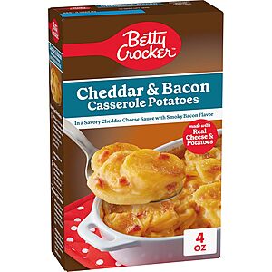 Select Locations: 4-Oz Betty Crocker Cheddar & Bacon Casserole Potatoes $1.20 w/ Subscribe & Save