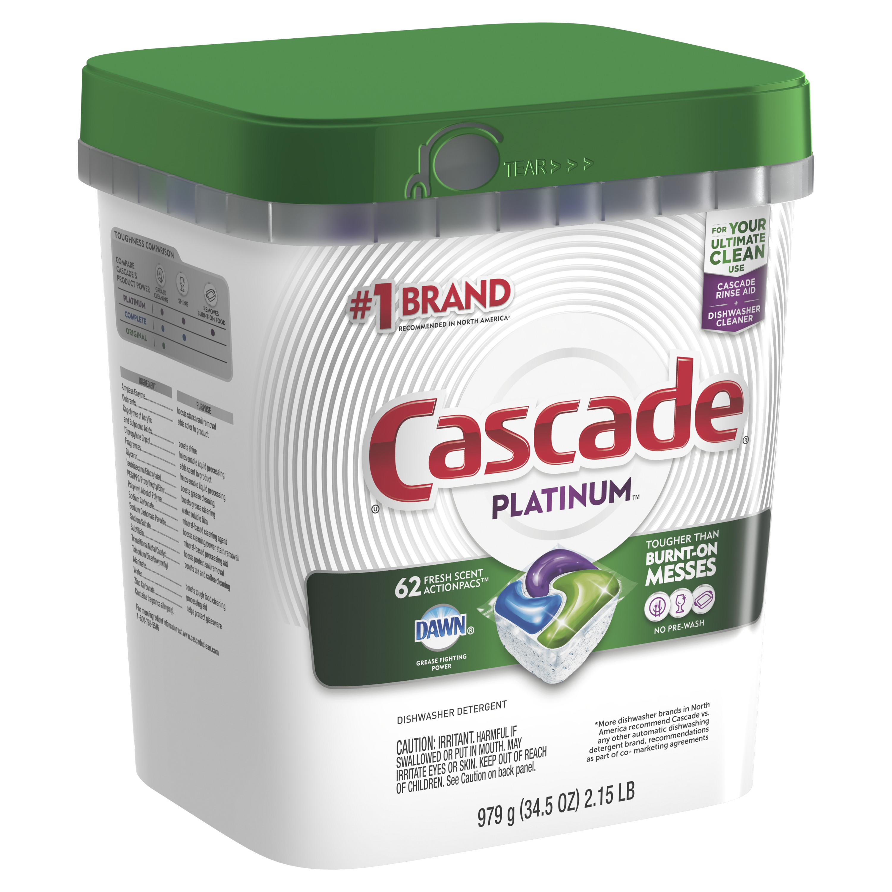 124-Count Cascade Platinum Actionpacs + $10 Target Gift Card $34