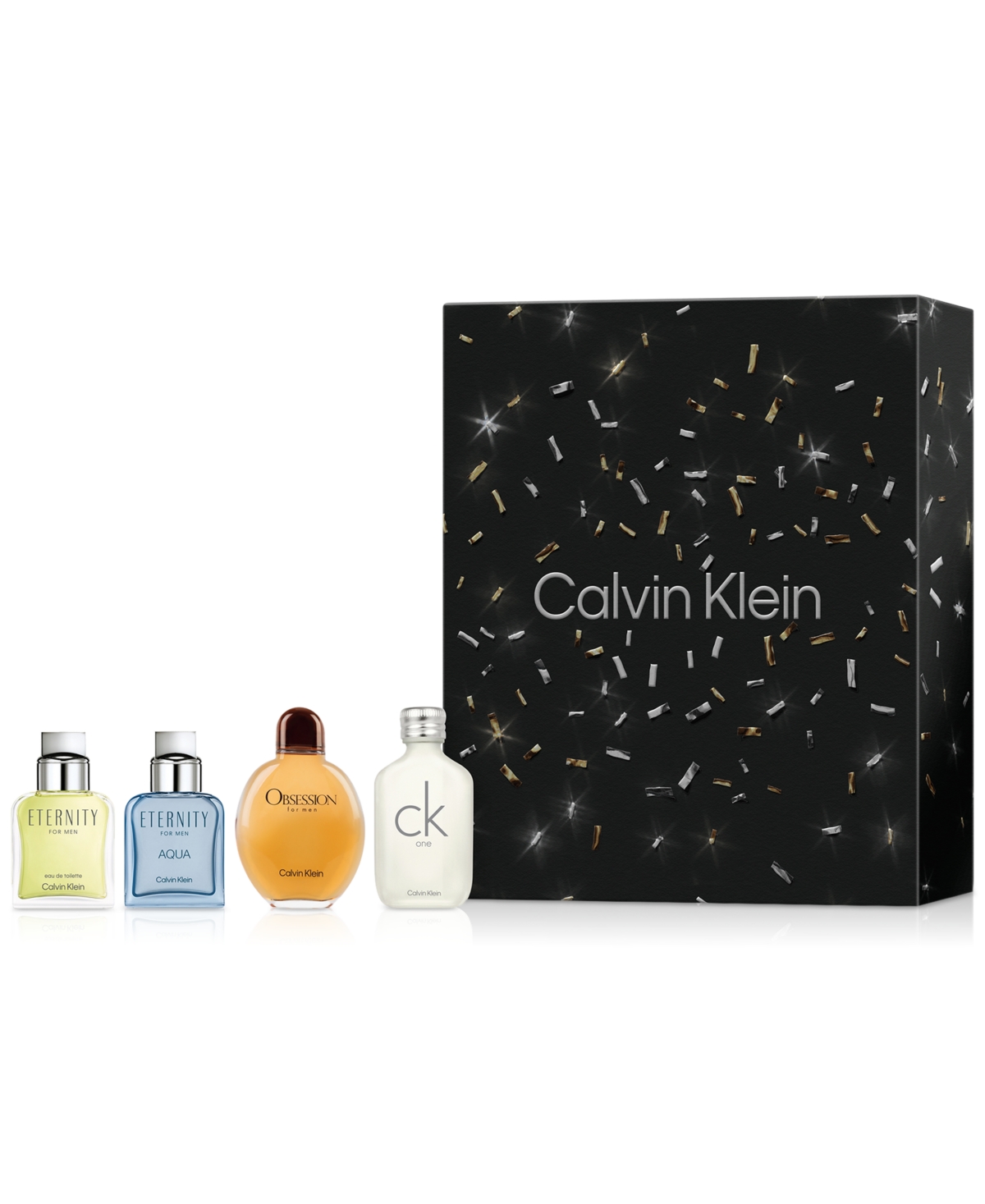 Calvin Klein Men's 4-Pc. Eau de Toilette Travel Spray Gift Set $83