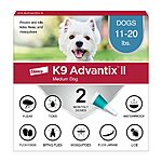 K9 Advantix II Medium Dog (11-20 lbs)  Flea, Tick &amp; Mosquito Treatment 2-Mo Supply - 14.98 + Free Shipping $14.98