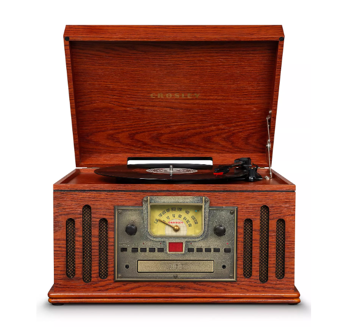 Crosley CR704D-PA Musician 3-Speed Turntable with Radio, Cd/Cassette Player, Aux-in and Bluetooth for $79.99 at Urban Outfitters