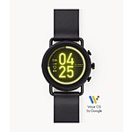 Skagen Connected Falster 3 Gen 5 (Android Wear OS) - Stainless Steel KYGO Black Leather - $118 at Amazon