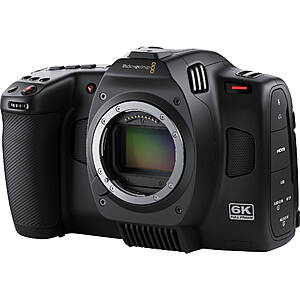 Blackmagic Design Cinema Camera 6K (L Mount Full Frame) $1575 + Free Shipping