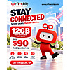 12-Month Infimobile Prepaid Unlimited Plan w/ 12GB Monthly Data + Free 5GB Hotspot