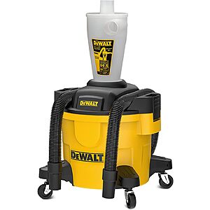 DeWalt 6-Gallon Cyclone Dust Separator With Poly Tank