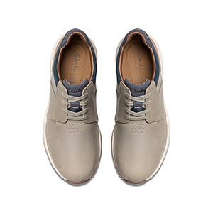 Clarks Men's Motion Trek PT Slip-On Shoes (Grey Leather) $43.99 + Free Shipping