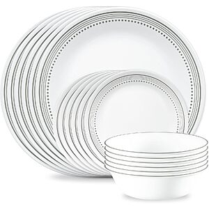 Corelle Vitrelle 18-Pc Service for 6 Dinnerware Set (Various) from $40 + Free S&H
