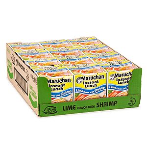 12-Pk 2.25-Oz Maruchan Japanese Style Instant Ramen Noodles (Lime w/ Shrimp) $5.45 w/ S&S