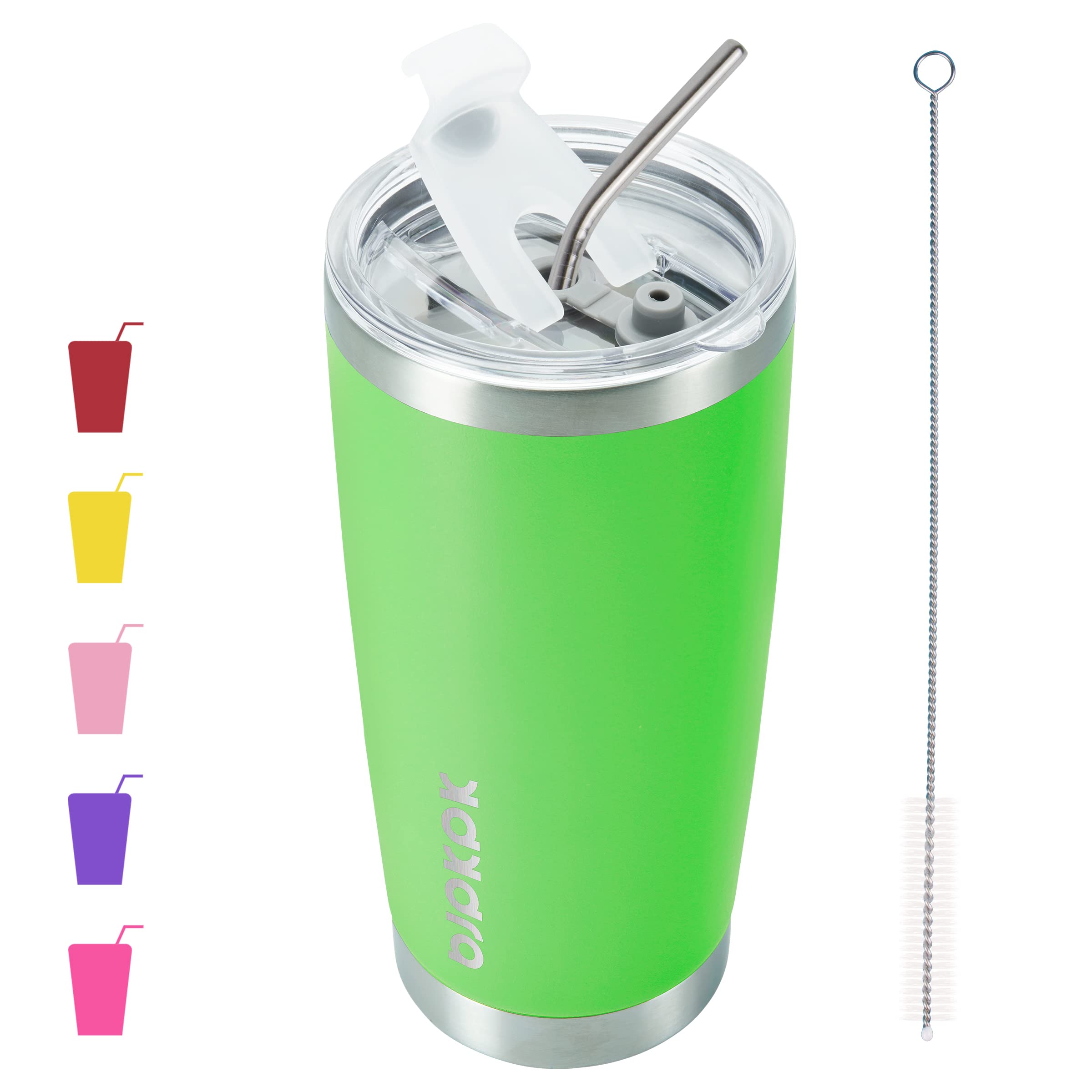 20-Oz BJPKPK Insulated Stainless Steel Coffee Tumbler With Lid And Straw $8.92 + Free Shipping w/ Prime or $25+