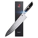 TUO Chef Knife 10 inch - Pro Kitchen Cooking Knife, AUS-8 Japanese Stainless Steel Chef's Knife with Ergonomic G10 Handle, Japanese Gyuto Knife with Gift Box - FALCON S SERIES $11