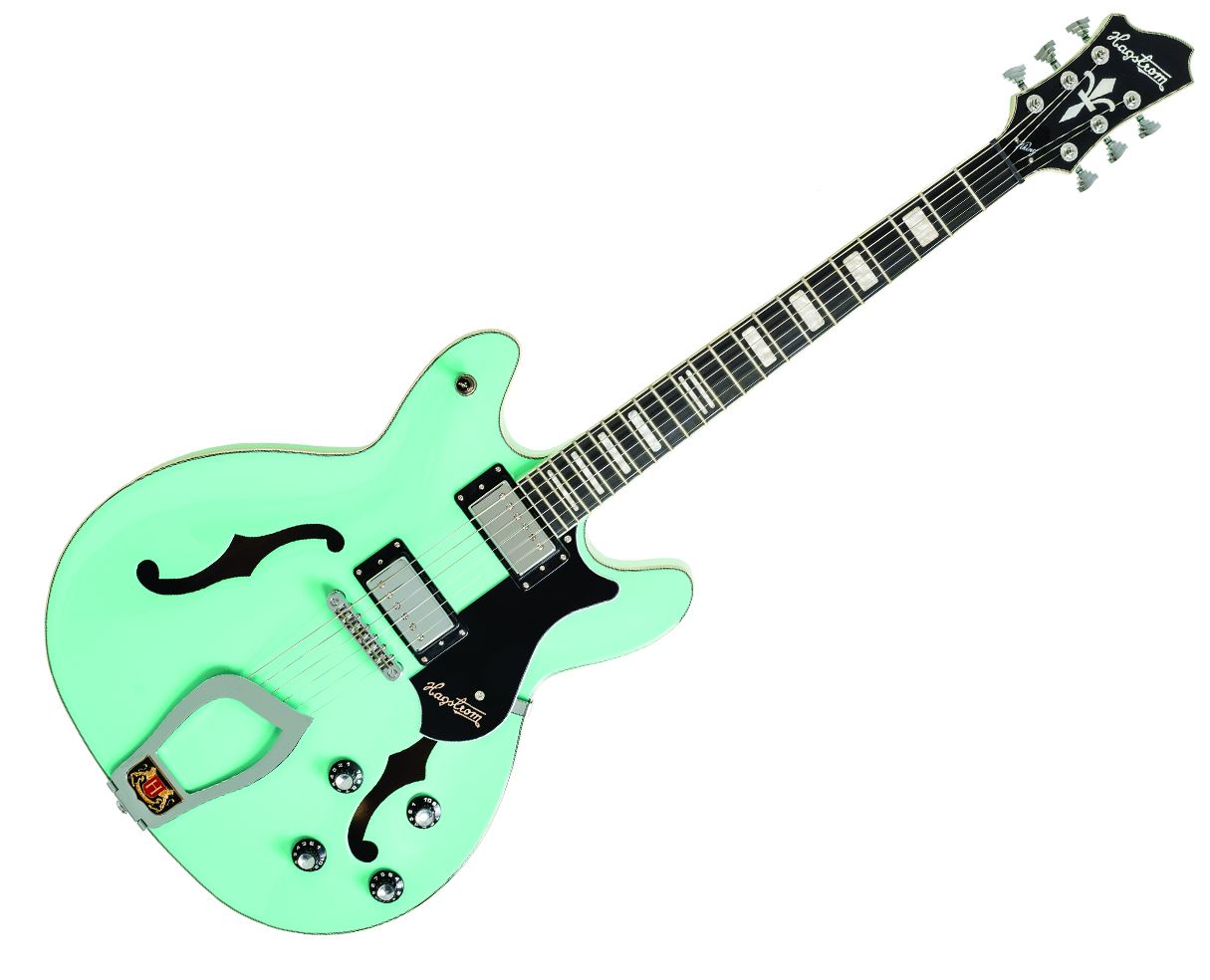 Hagstrom Viking Semi-Hollow Electric Guitar - Aged Sky Blue $549.99