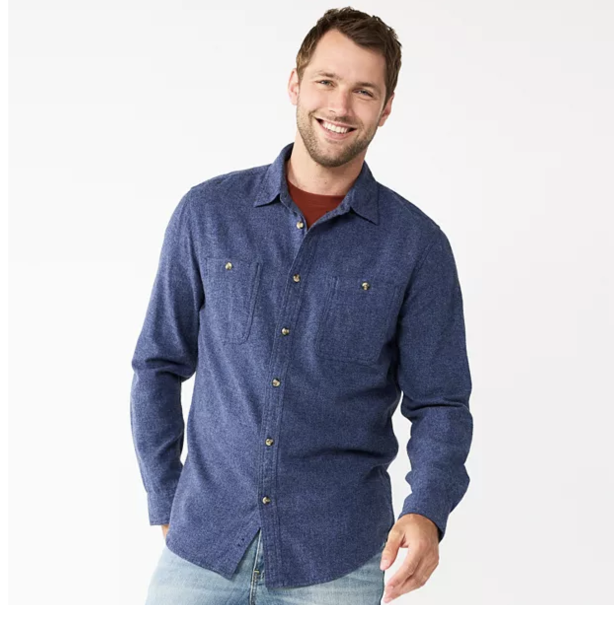 Men's Sonoma Goods For Life® Flannel Button-Down Shirt $10