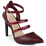 Journee Collection Womens Iris Pointed Toe Ankle Strap Pumps $19.99 + $2.95(shipping) @overstock.com