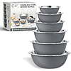 COOK WITH COLOR Stainless Steel Mixing Bowls Set 6-pcs, Nesting Mixing Bowls $15.99