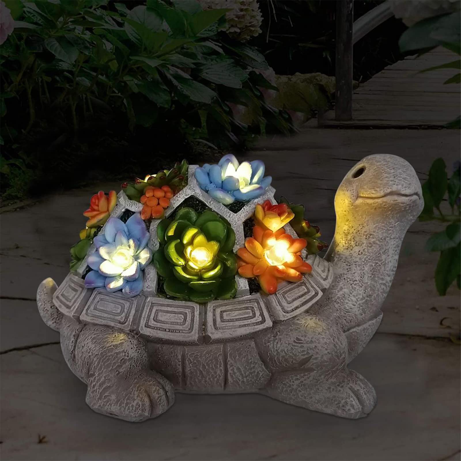 Garden Outdoor Statues Turtle  with LED Lights $27.5