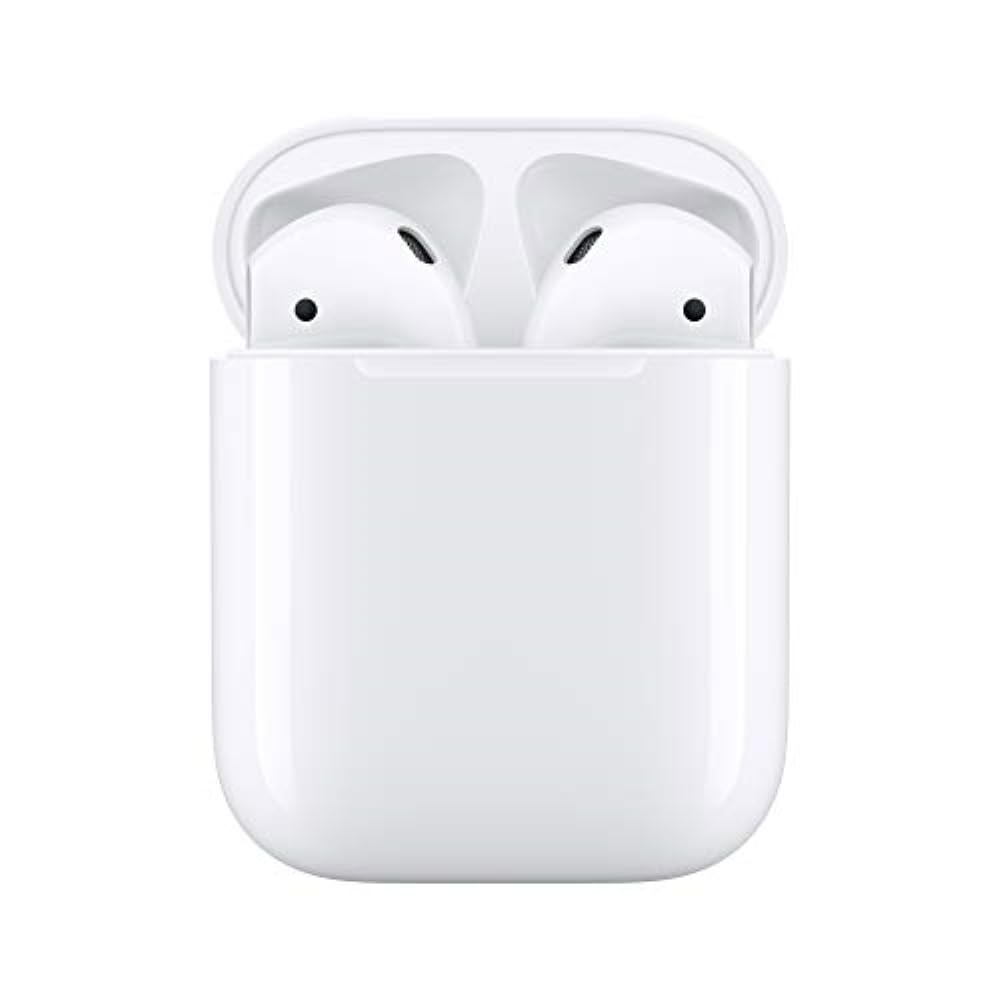Apple AirPods (2nd Generation) Wireless Ear Buds, Bluetooth Headphones with Lightning Charging Case Included, Over 24 Hours of Battery Life, Effortless Setup for iPhone $79.99