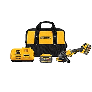 DeWalt DCG418X2 FLEXVOLT 60V MAX BRUSHLESS GRINDER WITH KICKBACK BRAKE KIT $379 at Fasteners Inc