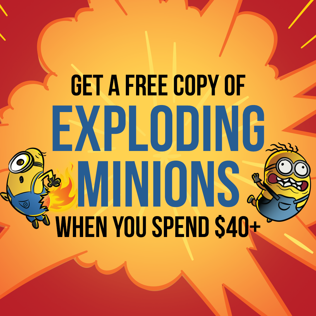 Get a Free Copy of Exploding Minions When You Spend $40+