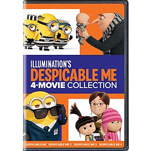 Illumination's Despicable Me 4-Movie Collection [DVD] for $14.99