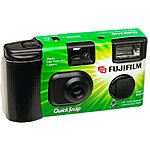 Fujifilm QUICKSNAP FLASH 400 Disp 35mm Camera $0.90 + tax @Frys pickup