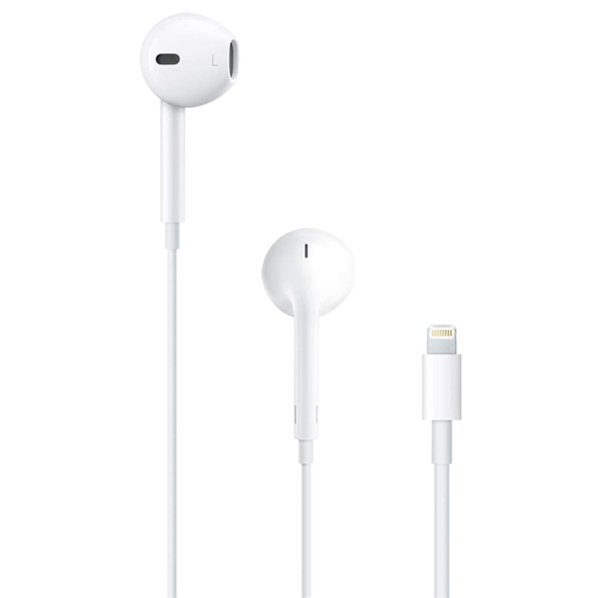Apple EarPods Headphones with Lightning Connector. Microphone with Built-in Remote to Control Music, Phone Calls, and Volume. Wired Earbuds for iPhone$17.97 @Amazon
