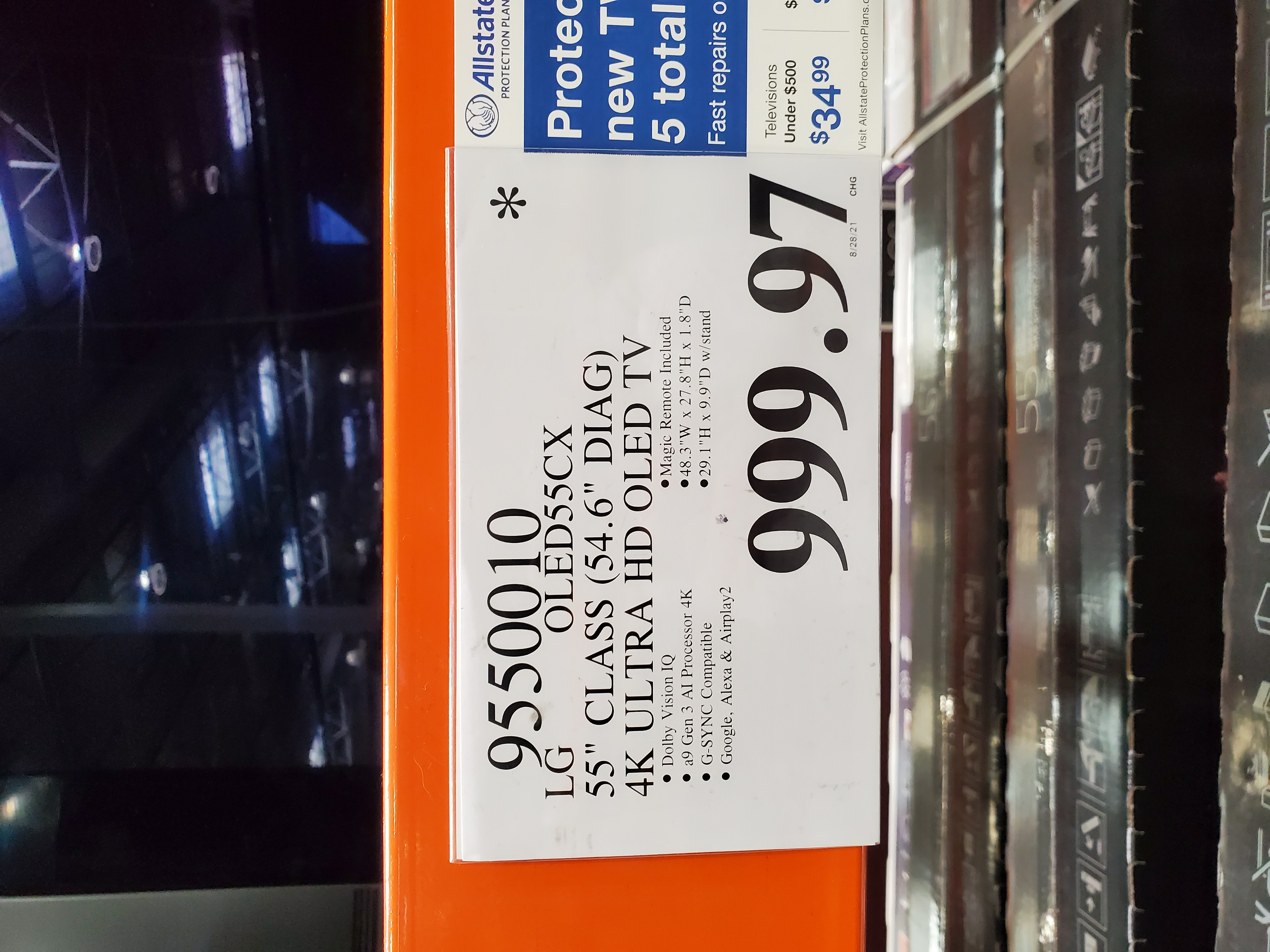 LG CX 55 inch at Costco in-Store only YMMV $999.97