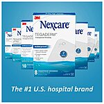 Nexcare Tegaderm Waterproof Transparent Dressing, Dirtproof, Provides Protection To Minor Burns, Scrapes, Cuts, Blisters And Abrasions, 4 x 4.75 in, 4 Count | S&amp;S Amazon $2.55