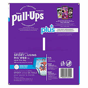 Pull-Ups Plus Girls' Potty Training Pants Size 6, 4T-5T, 102 Ct 102 ct