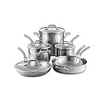 Calphalon Signature 5-Ply Stainless Steel 10-Piece Cookware Set $100 Free Shipping w/ Prime