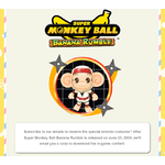 Shinobi costume for Super Monkey Ball Banana Runmble FREE after email signup