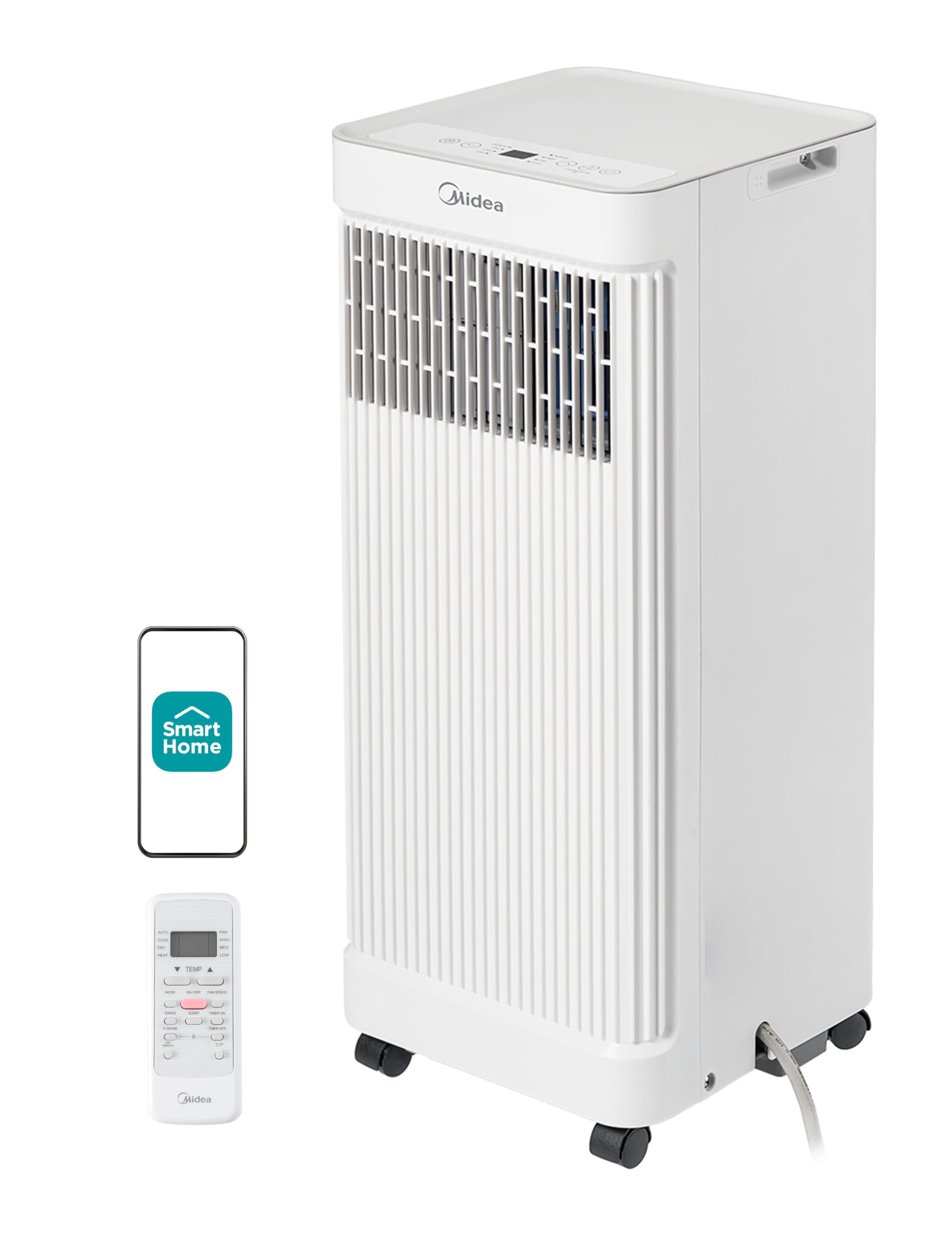 Midea 8,500 BTU ASHRAE (5,000 BTU SACC) Portable Air Conditioner Smart Control $229.99